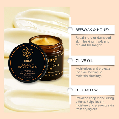 💎TLOPA® Official Store✅Organic Grass-Fed Beef Butter with Raw Honey - Handmade All-Natural Moisturizer