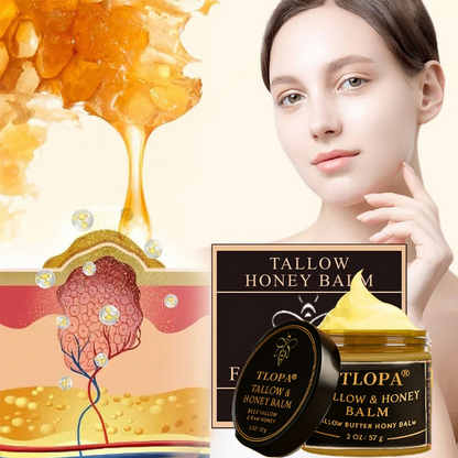 💎TLOPA® Official Store✅Organic Grass-Fed Beef Butter with Raw Honey - Handmade All-Natural Moisturizer