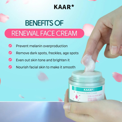 KAAR Renewing Cream – Fade Stubborn Spots in Just 14 Days! ⏳ Hurry, Sale Ends Today!