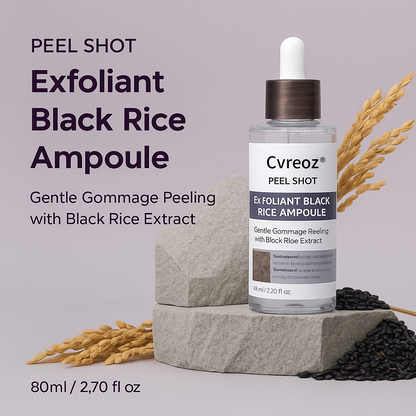Cvreoz® Official – Peel Shot Glow Rice Ampoule Set | Brightening, Exfoliating, Moisturizing & Anti-Aging Serum for All Skin Types