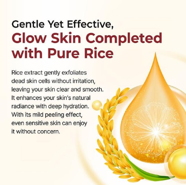 Cvreoz® Official – Peel Shot Glow Rice Ampoule Set | Brightening, Exfoliating, Moisturizing & Anti-Aging Serum for All Skin Types
